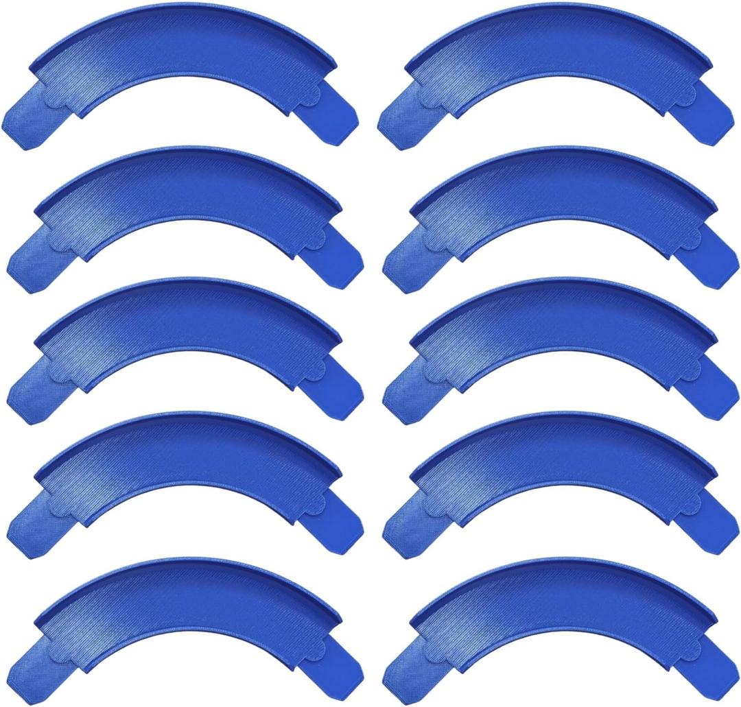 Track Connectors Pieces Compatible with Hot T Wheels,90 Degree, Size L,10 Packs (X)