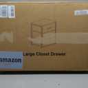 BOLUO Closet Drawers Black 3 Drawer Dresser for Closet Organizers and Storage Bedroom Dorm Modern