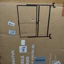 maxtek 72 x 40 Double Sided Rolling Whiteboard, Mobile Whiteboard Magnetic White Board - Large Reversible Dry Erase Board Easel Standing Board on Wheels with Stand (72 x 40 Black)