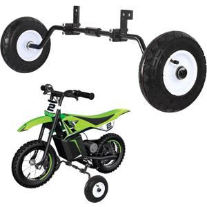 Dirt Bike Training Wheels, Universal Fit Electric Dirt Bike Razor MX125 MX350 MX500, Most 50CC Motorcycles Yamaha PW50 TTR50 and Honda CRF50 XR50 Z50,Adjustable Height Training Wheels for Beginners