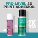 Warp Pro – 3D Printer Bed Adhesive Aerosol Glue Spray – Fix 3D Print Warping - No More Glue Sticks - Spray on, Water Washable, Adhesive Solution for All Filament 3D Printer Build Plates