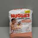 Huggies Simply Clean Fresh Scent Baby Wipes, 3 Flip-Top Packs of 64 (192 Wipes Total), Packaging May Vary