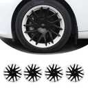 Motrobe 2024 2025 Tesla Model 3 Wheel Cover 18 Inch Hubcaps Wheel Hub Caps OEM Rim Protectors Cover Replacement Model 3 Exterior Accessories Highland Set of 4
