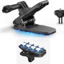 Strong Magnetic Mount, 360 Rotating Backpack Clip Car Sun Visor Mount for DJI Osmo Nano GoPro Action Camera Accessories for Hero 13 12 11 10 Insta360 X5 X4 X3 Ace Pro 2 DJI Action 6 5 Pro 4 3 Pocket