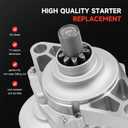 17728N New Starter Compatible with Honda Accord 1998-2007, Pilot 2003-2005, Acura CL 1997-1999, Odyssey 1999-2006, TL 1999-2006, MDX 2001-2002 3.0L 3.5L V6 06312-P8A-5050 410-54027
