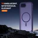TOCOL for iPhone 17e Case, Compatible with Magsafe, Military Drop Protection, Slim Translucent Matte Shockproof for iPhone 17 e Case 6.1 inch (Midnight Purple)