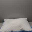 Side and Back Sleeper Pillow for Neck and Shoulder Pain Relief - Shredded Memory Foam Bed Pillow for Sleeping - 100% Adjustable Fill - Queen Size - Modal Washable Case. Extra Fill Included