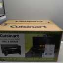 Cuisinart 8-in-1 Portable Wood Pellet Grill and Smoker, Compact for RV, Tailgates, Camping, and Backyard Cooking, Smoky Flavor, Versatile Meat Smoker