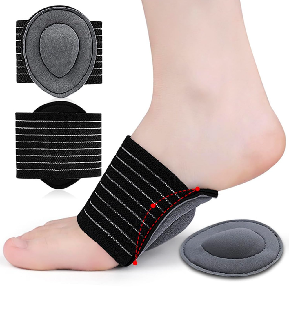 Compression Arch Support Plantar Fasciitis Orthotic Support Sleeves for Men and Women, Foot Arch Relief for Flat Feet, Fallen Arches, Low Arch, High Arch, Foot Swelling