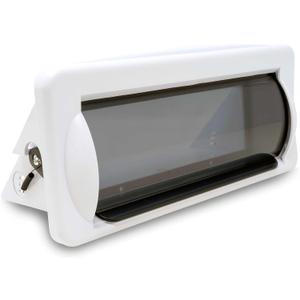 Creative Audio CAMC1W Marine Single DIN Radio Mounting Kit with Retractable Cover (White)