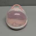 Hamster Carrier Cage PortableCages Small Animals Carry Travel Case with Water Bottle Plastic BreathableGuinea Pig Outgoing Cage for Dwarf Hamster Ferret Chinchillas Hedgehog (Pink)