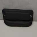 Universal Fit Car Gap Filler, Premium Leather Seat Gap Filler Organizer, Car SUV Truck Essentials (Black, 1 Pack)