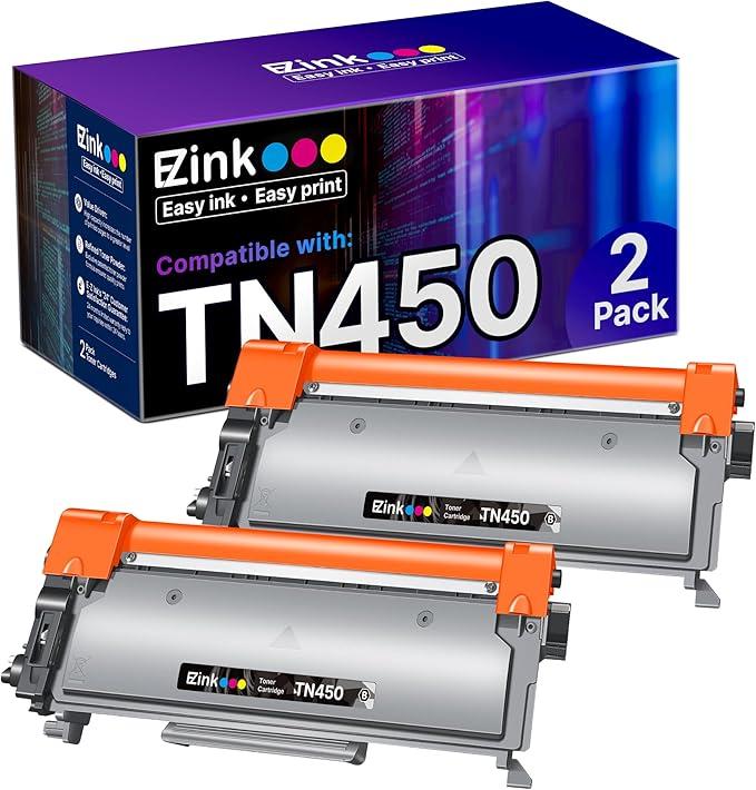 E-Z Ink Compatible Toner Cartridge Replacement for Brother TN450 TN420 TN-450 TN-420 to use with HL-2270DW HL-2280DW HL-2230 HL-2240 MFC-7360N MFC-7860DW DCP-7065DN Intellifax 2840 2940 (1 Black)