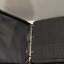 Extra Large Pin Display Book for Collectors,Portable 3 Ring Binder,Double Sided Felt Pages,Holds 300+ Pins & 50 Patches, Detachable Organizer (Black)