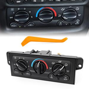 AC Heater Climate Control Module Compatible with 1997-2003 Chevy Malibu 1997-1999 Oldsmobile Cutlass 1997-1998 Oldsmobile Achieva, A/C Control Panel with Rear Window Defogger Replaces 599-213