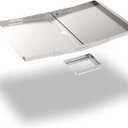 Grill Grease Tray Replacement for Dyna Glo With Catch Pan- Adjustable Grease Drip Pan Replacement, Bottom Grease Tray for Gas Grill Models from Nexgrill, Expert Grill, BHG and More (Width 24"-30")