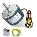Condenser Fan Motor Replacement for Carrier 5KCP39BGS069S , 1/10hp, 0.75 amps, 1100 RPM, 60HZ, 208-230V, # G3907, GE 3907, Genteq # 3S001, Dayton # 6DLL0 + Capacitor