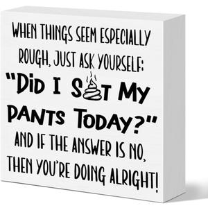 Funny Office Desk Decor Sign, Sarcastic Office Decoration for Work Women Men, Funny Cubicle Decor, Motivational Gifts for HR Coworker Colleague Boss Receptionist, If The Answer Is No