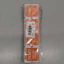Pack of 4 L LIKED 200 Raffle Tickets, 50/50 Double Roll Tickets for Event, Raffles, Carnival, Door Prizes and Class Reward , Orange 