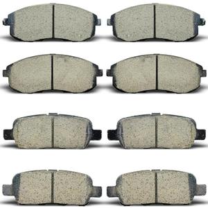 D815 D905 Front & Rear Ceramic Brake Pads - Fit Nissan 350Z (2003-2005), Altima (2002-2013), Juke (2011-2017), Sentra (2007-2018)
