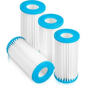 4 Packs PA0140 Micron Cartridge Water Polishing Filter Replacement for Marineland Magnum Canister Filters ML90770, Fit for Polishing Internal Canister Filter ML90770