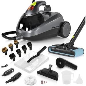 Heavy-Duty Steam Cleaner for Home, 1500W High Pressure with 22 Accessories