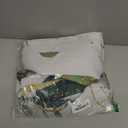 Modern Bohemian Sage Green Leaf Blackout Curtains, Mid Century Modern Minimalist Boho Olive Green Palm Window Drapes for Bedroom Living Room, 84 inch Length 2 Panels Set, 52x84 inch