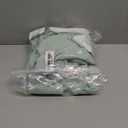 Hilinker Girl's 2 Piece Outfits Short Sleeve Blazer Belted Wide Leg Sleeveless Jumpsuit Sets Green White 11-12 Year