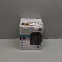 BLACK+DECKER Personal Ceramic Heater, Space Heater for Office Desk, Home Office & Personal Use Desk, 2 Heat & Fan Only Settings, Adjustable Thermostat, BHDC201, Black