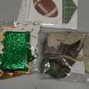 Football Half Birthday Party Decorations, 6 Months Birthday Decorations for Boy, Touchdown Themed 1/2 Way to One Banner Cake Topper Hat Balloons for Sport Ball Party Supplies