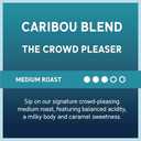 Caribou Coffee, Medium Roast Ground Coffee, 100% Arabica Coffee - Caribou Blend 20 Ounce Bag (EXP 05/12/26)