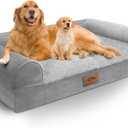 Sytopia Chew Proof Dog Bed for Large Dogs Orthopedic, 42 Inch Indestructible Pet Beds Extra Large, Washable Removable Cover and Anti-Slip Bottom - X-Large