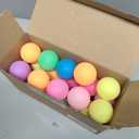 D-Xam Multi Color, Orange or White Ping Pong Balls Table Tennis Ball for Games Arts Pack of 50, 30 & More, 40mm Pong Balls Party Pets School Activities Christmas Halloween Assorted Colors