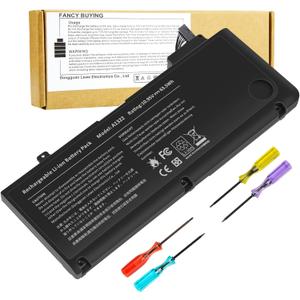 A1278 A1322 Battery Compatible with MacBook Pro 13" Unibody (Mid 2009 to Mid 2012) MacBook Pro 13" A1278 [Mid 2012 2010 2009 Early 2011 Late 2011] 661-5229 661-5557 020-6547-A 020-6765-A 10.95V/63.5WH