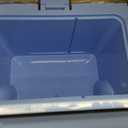 Coleman Pro Heavy-Duty 55qt Wheeled Ultra-Light Premium Hard Cooler, Extra-Thick Insulation Keeps Ice up to 5 Days, 92-Can Capacity, Heavy-Duty Wheels,Blue Sky