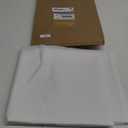 OWENIE Sheer Curtains 84 inches Long 2 Panels Set for Living Room/Bedroom, Rod Pocket Voile Sheer Panel Drapes, White, 2pcs, Each 42" W x 84" L