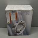 Collapsible Baby Bathtub - Large Baby Bath Tub with Thermometer & Cushion | Travel Portable Newborn Infant Bathtub | Foldable Toddler Bathtub for Baby 0 to 36 Months (Grey)