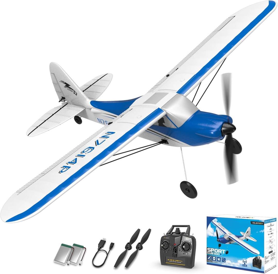 volantexrc RC Plane, 4CH Remote Control Airplane for Beginners & Adults, 500mm 4 Channel
