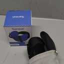 Travel Pillows for Airplanes, Airplane Pillow for Long Flight, Airplane Head Strap with Eye Mask for Sleep, Travel Neck Pillow for Car Road Trip, 360 Support Headrest, Stop Bobblehead, Black