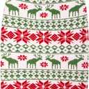 KYEESE Dog Christmas Sweater, Cozy Turtleneck Dog Sweater for Small Dogs Boy Girl with Snowflake Reindeer Pattern, Winter Doggie Knitwear with Leash Hole, Soft Warm Winter Outfit, X-Large