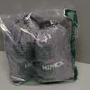 HOMCA Inflatable Travel Foot Rest Pillow (2-Pack) Adjustable Height Leg Pillow Fast Inflating Airplane Bed for Toddlers Footrest Pillow for Office, Airplane, Train, Cars, Home (Grey)