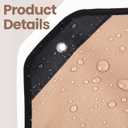 Windyun Winter Air Conditioner Cover AC Cover for Outside 36x36 Inch Universal Waterproof Units 600d Oxford Fabric Sturdy Central Defender Fits Most Central Protects from Rain Snow Leaves Sun (Khaki)