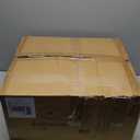 VK VKLIVING Machine Washable Rug 9'x12' Vintage Design Washable Area Rugs with Non Slip Rugs for Living Room Bedroom Traditional Woven Rug Carprt Stain Resistant, Dining Office Boho Rug, Brown&Black