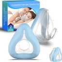 2 Pack Full Face Cushions for AirFit F20 & Airtouch F20, Cooling Fabric for Hot Sleepers, Replacement CPAP Supplies and Mask (Small)