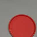 PATIKIL 6 Inch Round Ceramic Plant Saucer, Plant Saucer Tray Flower Planter Drip Tray for Indoors Outdoors Patio Balcony, Red