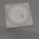 COLLECTIVE HOME - Ceramic Jewelry Tray, Decorative Trinket Dish for Rings Earrings Necklaces Bracelet Watch Keys, Birthday Mother's Day Christmas Gift for Women, 4.75", White Surface (B)