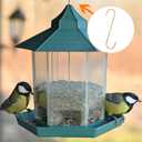 2 x HARFINGTON 6pcs Long S Hooks 8 Inch Extra Long Metal S-Shaped Hanging Hooks High Manganese Steel S Hanger Storage Organizing Tool for Kitchen Garden Bathroom Garage Closet, Gold Tone