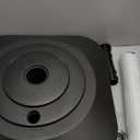 Umbrella Base with Wheels, Umbrella Stand Base Heavy Duty 100lb Windproof, Fillable Umbrella Base Mobile Square Umbrella Stand Outdoor Base for Patio, Deck, Poolside, Lawn, Fits Most Sized Umbrellas (Large, Black)