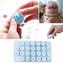 26PCS/Set Cookie Stamp Impress Cookie Cutters Alphabet Letter and Number Cake Biscuit Mold Letter Shape DIY Cookie Biscuit Alphabet Cake Tool Embosser Cutter (Lower Case Shape)