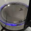 KRUPS 1.7L Glass Electric Kettle: Fast-Boiling 1500W with LED Indicator, Anti-Scale Filter, Auto Shut-Off, and Cordless Design - Boil 1 Cup in 80 Seconds for Perfect Tea and Coffee